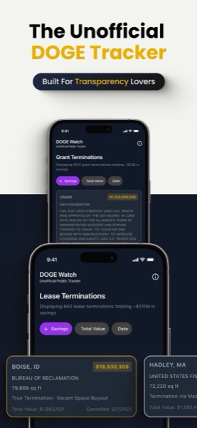 DOGE Watch screenshot