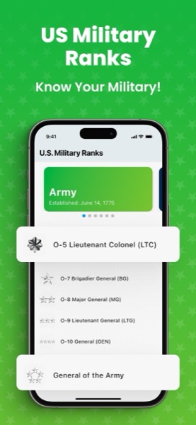 US Military Ranks screenshot