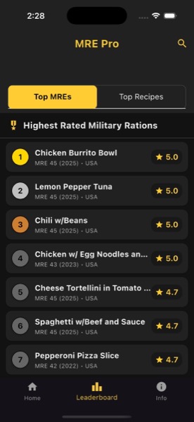 MRE Pro screenshot