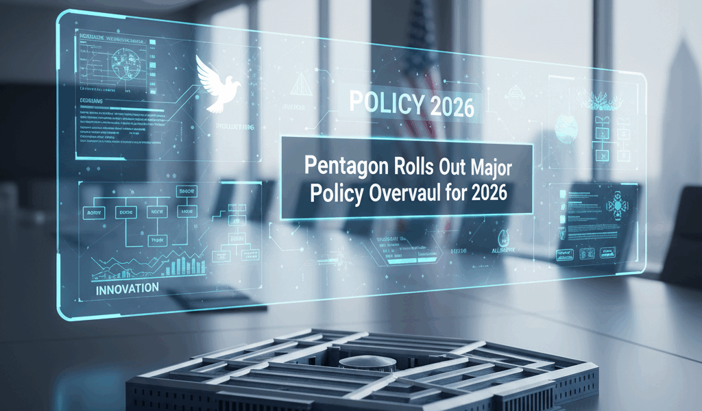 Professional blog header image for article titled: Pentagon Rolls Out Major Policy Overhaul for 2026