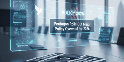 Professional blog header image for article titled: Pentagon Rolls Out Major Policy Overhaul for 2026