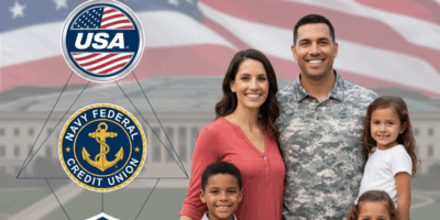Professional blog header image for article titled: USAA vs Navy Federal vs PenFed: Which One Actuall