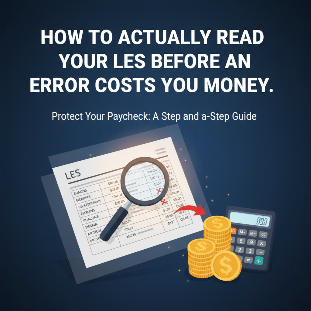 Military LES Leave and Earnings Statement reading guide