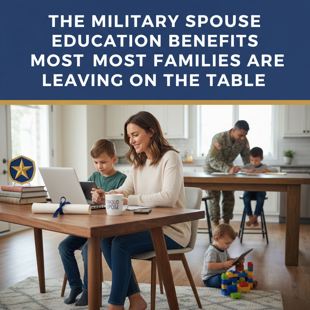 Military spouse education benefits MyCAA GI Bill transfer