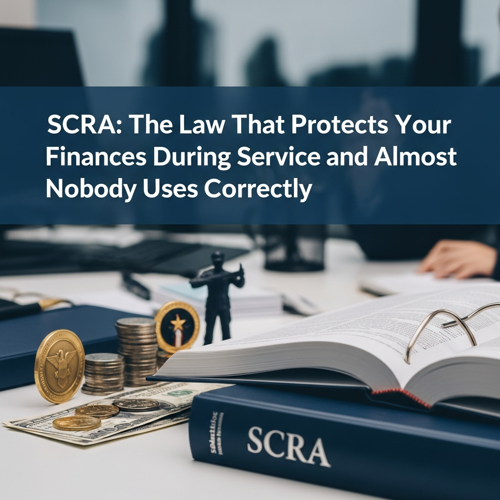 SCRA: The Law That Protects Your Finances During Service and Almost Nobody Uses Correctly