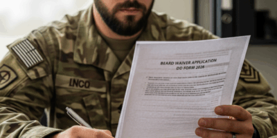 Professional photograph related to: How to Get a Beard Waiver in the Military — 2026. High quality,